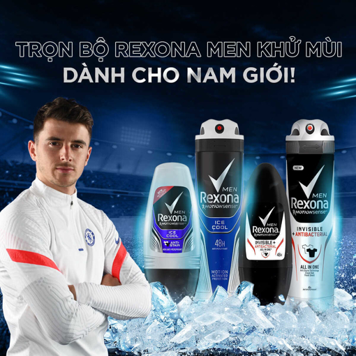 Ảnh của Xịt khử mùi Nam Rexona Men Invisible & Antibacterial 150ml