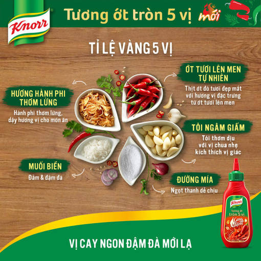 Ảnh của Knorr Tương Ớt Tròn 5 Vị - Cay Đậm