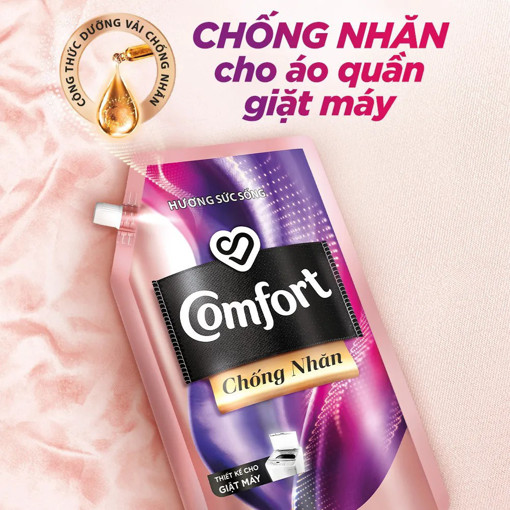 Ảnh của Nước xả vải Comfort Chống nhăn hương Sức sống túi 1.5l