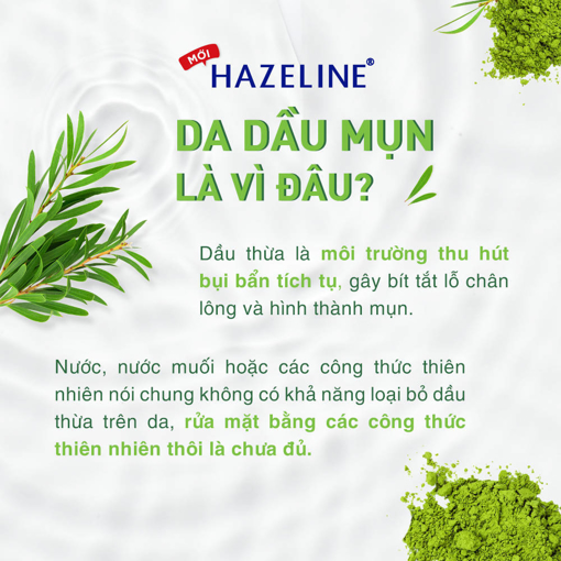 Ảnh của Sữa rửa mặt Hazeline Matcha Tràm Trà 100g