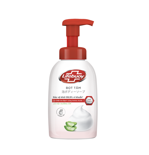 Ảnh của Bọt tắm Lifebuoy Lô hội Dưỡng ẩm 400ml