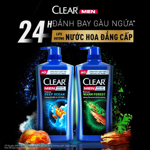 Ảnh của Dầu gội CLEAR MEN Perfume Warm Forest 840g