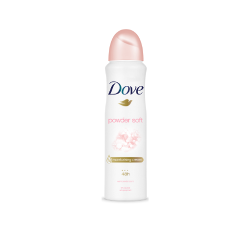 Ảnh của [HSD: 14/3/25] Xịt Khử Mùi Dove Powder Soft Dưỡng da sáng mịn hương Phấn thơm 150ml