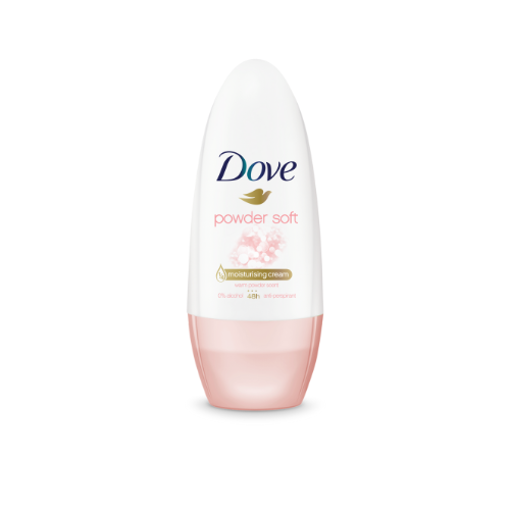 Ảnh của Lăn khử mùi Dove Powder Soft Dưỡng Da Sáng Mịn Hương Phấn Thơm 40ml