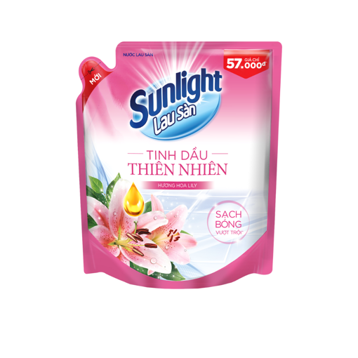 Ảnh của Nước Lau Sàn Sunlight Tinh Dầu Thảo Mộc Hương Hoa Lily Túi 2kg