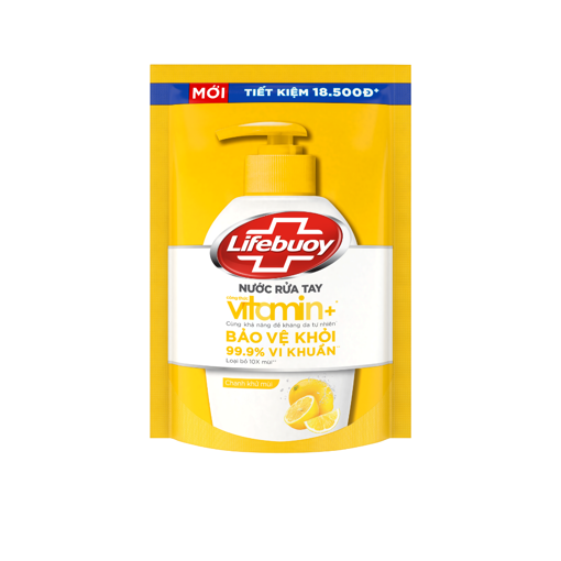 Ảnh của Nước rửa tay Lifebuoy Vitamin+ Chanh khử mùi 400g