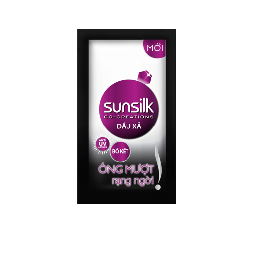 Ảnh của Dây 10 gói Dầu xả Sunsilk Đen óng mượt rạng ngời 6g