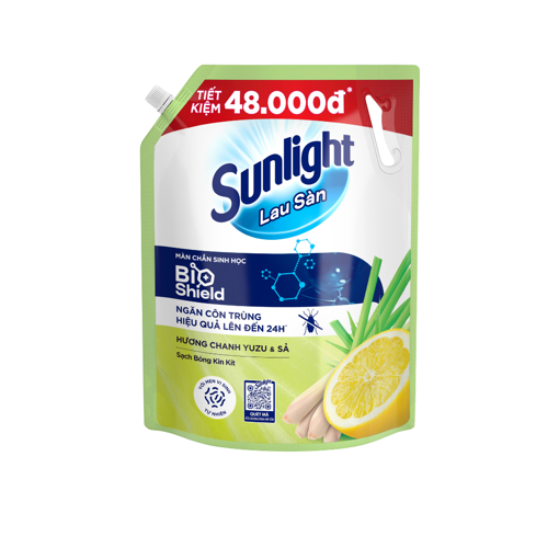 Ảnh của Nước lau sàn Sunlight Tinh dầu Thảo mộc Sả Chanh túi 3.4kg