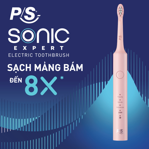 Ảnh của Bàn chải điện P/S Sonic Expert Chuyên Gia Sóng Âm màu Hồng