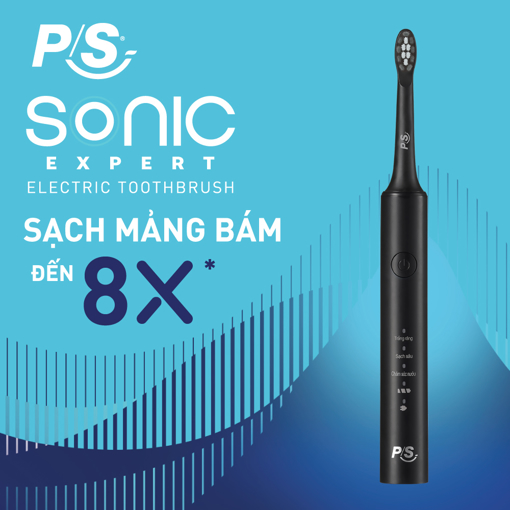 Ảnh của Bàn chải điện P/S Sonic Expert Chuyên gia sóng âm màu Đen