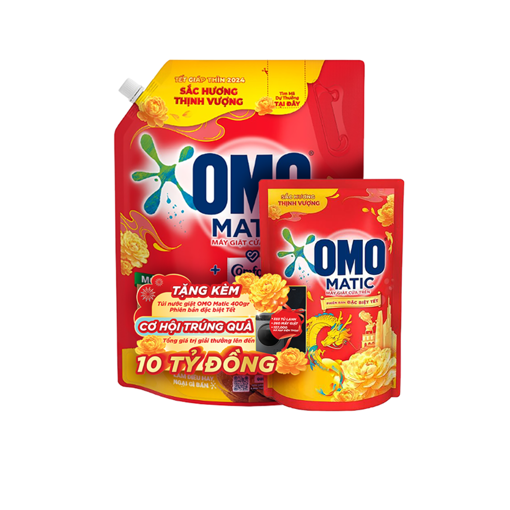 Ảnh của [Tặng OMO 400g] Nước giặt OMO Matic Comfort Tinh dầu thơm Cửa trên 3.6kg