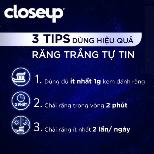 Ảnh của Kem đánh răng Closeup Tinh Thể Blue Sapphire 100g