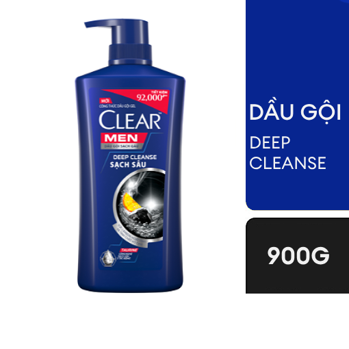 Ảnh của Dầu gội đầu Clear Men sạch sâu 900g