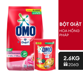 Ảnh của [Tặng Nước giặt OMO 206g] Bột giặt OMO Comfort Hoa hồng dịu mát 2.6kg