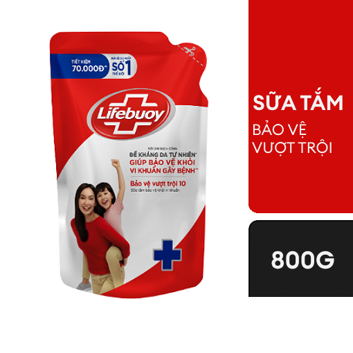 Ảnh của Sữa tắm Lifebuoy Bảo vệ vượt trội túi 800g