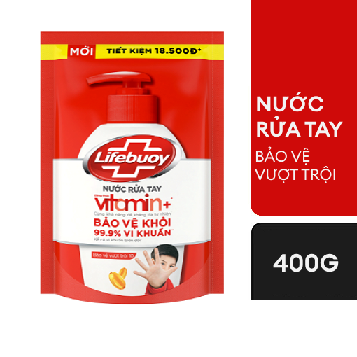 Ảnh của Nước rửa tay Lifebuoy Vitamin Bảo vệ vượt trội túi 400g