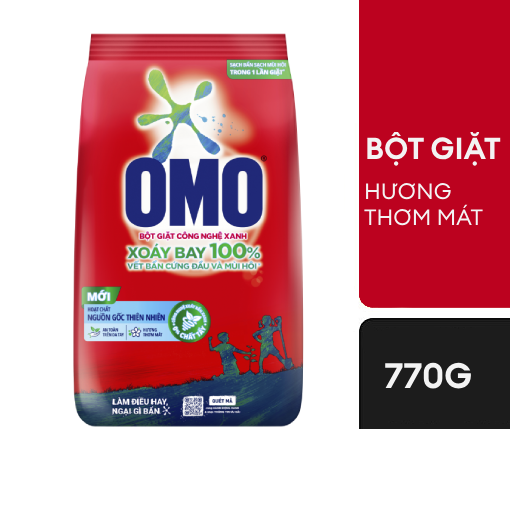 Ảnh của Bột giặt OMO Hệ bột thông minh 770g