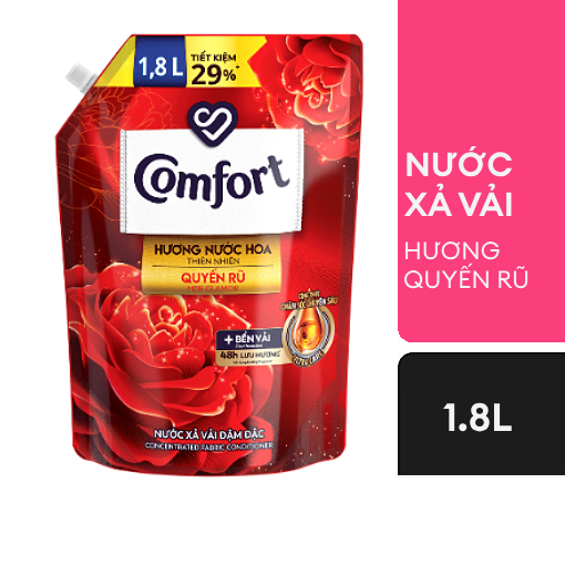 Ảnh của Nước xả vải Comfort hương Nước hoa Jennie 1.8l