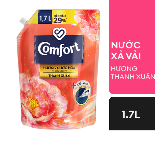 Ảnh của Nước xả vải Comfort Chống nhăn hương Thanh xuân 1.7l