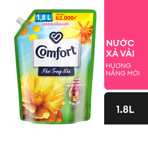 Ảnh của Nước xả vải Comfort Phơi Trong Nhà Hương Nắng Mới 1.8l