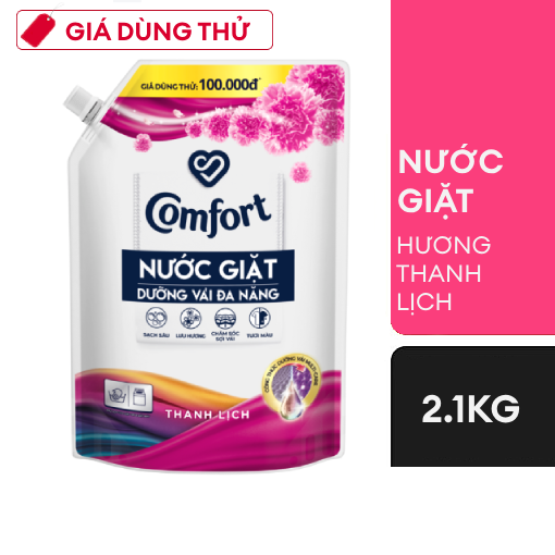 Ảnh của Nước giặt Comfort Dưỡng vải Thanh lịch 2.1kg