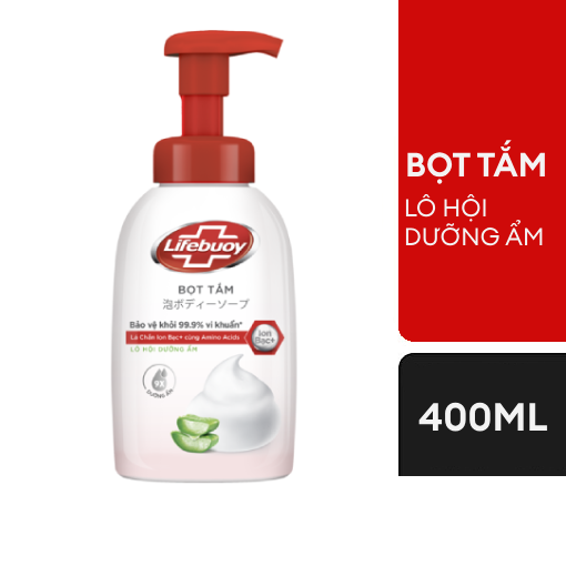 Ảnh của Bọt tắm Lifebuoy Lô hội Dưỡng ẩm 400ml