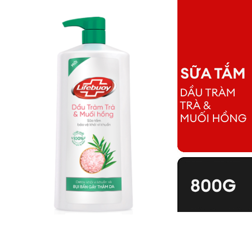 Ảnh của Sữa tắm Lifebuoy Tràm trà Muối hồng 800g