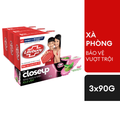 Ảnh của [HSD: 25/5/25] Bộ 3 Xà phòng Lifebuoy Bảo vệ vượt trội 90g