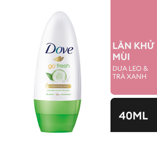 Ảnh của Lăn khử mùi Dove Go Fresh Dưỡng da sáng mịn hương Dưa leo & Trà xanh 40ml