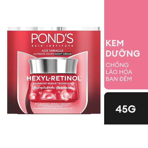 Ảnh của Kem dưỡng da Pond's Age miracle Chống lão hóa Ban đêm 45g