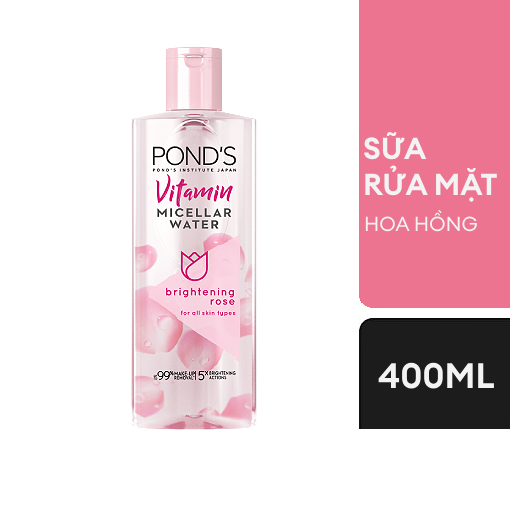 Ảnh của Nước tẩy trang Vitamin và Hoa hồng sáng da Pond's Micellar Water 400ml