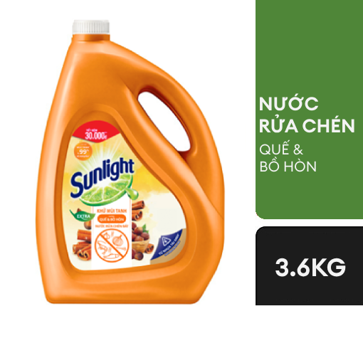 Ảnh của Nước rửa chén Sunlight Quế & Bồ hòn 3.6kg