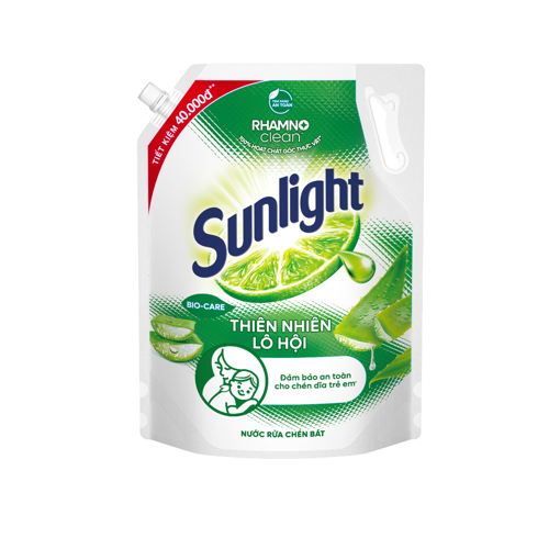 Ảnh của Nước rửa chén Sunlight Thiên nhiên Muối khoáng và Lô hội túi 3.3kg