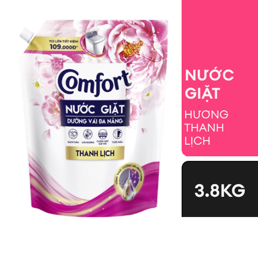 Ảnh của Nước giặt Comfort Dưỡng vải Thanh lịch 3.8kg