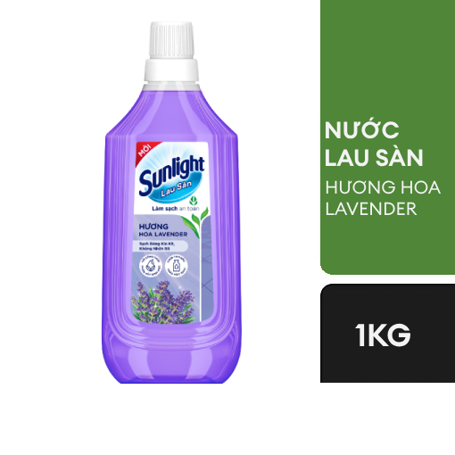 Ảnh của Nước lau sàn Sunlight Tinh dầu thảo mộc hương Lavender 1kg