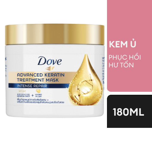 Ảnh của Kem ủ Dove Keratin Phục hồi hư tổn Cao cấp 180ml