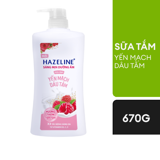 Ảnh của Sữa tắm Hazeline Yến mạch Dâu tằm 670g