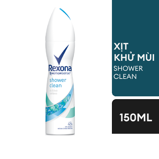 Ảnh của Xịt khử mùi Rexona Khô Thoáng Tối Ưu Mát Lạnh Sảng Khoái 150ml