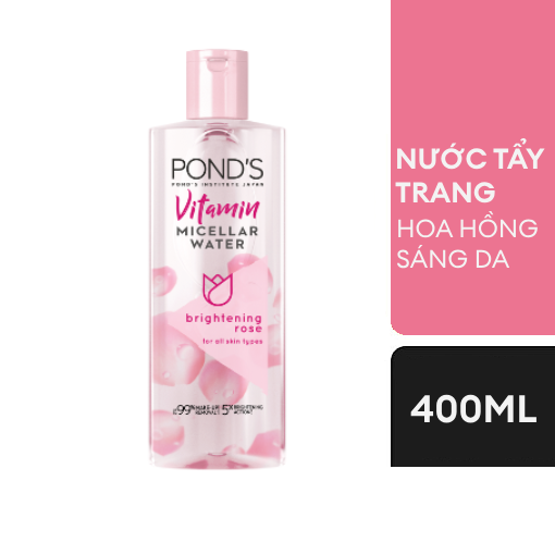 Ảnh của Nước tẩy trang Pond's Vitamin và Hoa hồng sáng da Micellar Water 400ml