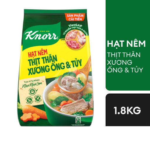 Ảnh của Hạt nêm Knorr Thịt thăn Xương ống & Tủy 1.8kg