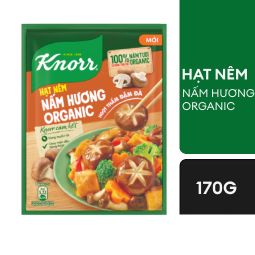 Ảnh của Hạt nêm Knorr Nấm Hương Organic 170g