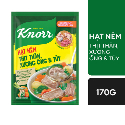 Ảnh của Hạt nêm Knorr Thịt Thăn, Xương Ống Và Tuỷ 170g