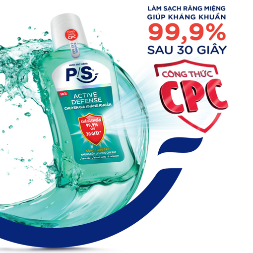 Ảnh của Nước súc miệng P/S Pro Complete Kháng Khuẩn 99% 500ml