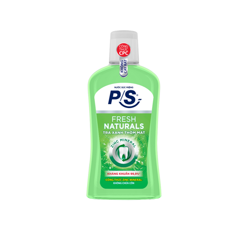Ảnh của Nước súc miệng P/S Fresh Natural Kháng Khuẩn 99% 500ml