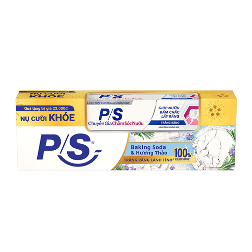 Ảnh của Kem đánh răng P/S Baking Soda 180g + KDR Chăm sóc nướu 30g