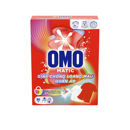 Ảnh của Giấy chống loang màu quần áo OMO 60g