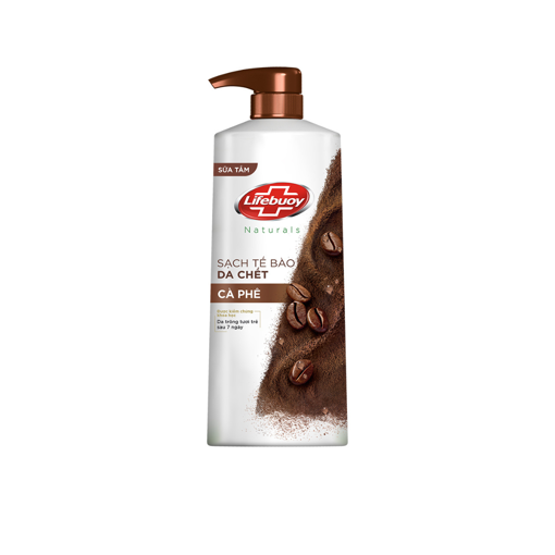Ảnh của Sữa tắm Lifebuoy Sạch tế bào da chết Cà phê 800g