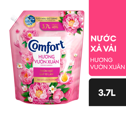 Ảnh của Nước xả vải Comfort Lưu hương sâu hương Vườn Xuân 3.7l