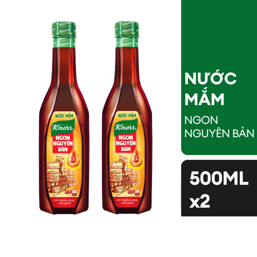 Ảnh của Combo 2 Nước mắm Knorr Ngon nguyên bản 500ml