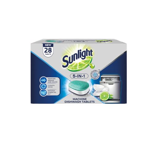 Ảnh của Combo 2 Hộp viên rửa chén Sunlight 5 trong 1 hộp 28 viên